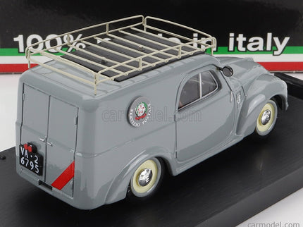 Fiat 500C Van Poste Italiane Servizio Postale Varese 1950 1:43 Brumm sivá