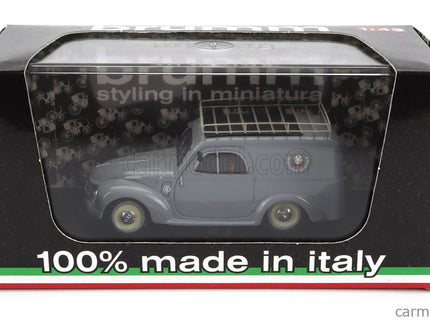 Fiat 500C Van Poste Italiane Servizio Postale Varese 1950 1:43 Brumm sivá