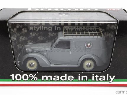 Fiat 1100 Van Poste Italiane Servizio Postale Varese 1950 1:43 Brumm sivá