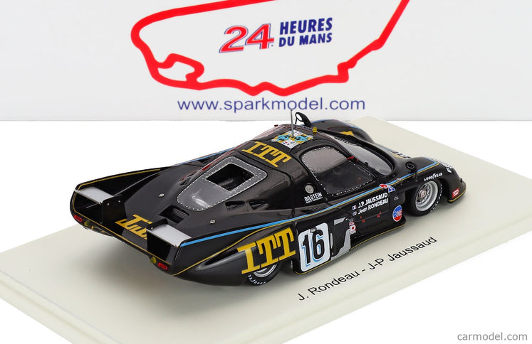 Rondeau M397B 3.0L V8 Team Jean Rondeau N°16 Víťaz 24h Le Mans 1980 Jean Rondeau - Jean Pierre Jaussaud 1:43 Spark Model čierna