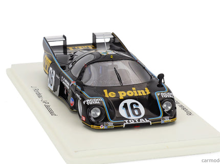 Rondeau M397B 3.0L V8 Team Jean Rondeau N°16 Víťaz 24h Le Mans 1980 Jean Rondeau - Jean Pierre Jaussaud 1:43 Spark Model čierna