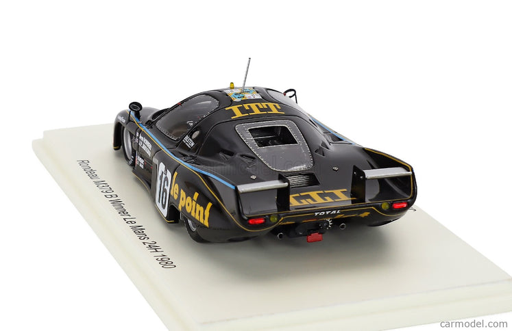 Rondeau M397B 3.0L V8 Team Jean Rondeau N°16 Víťaz 24h Le Mans 1980 Jean Rondeau - Jean Pierre Jaussaud 1:43 Spark Model čierna