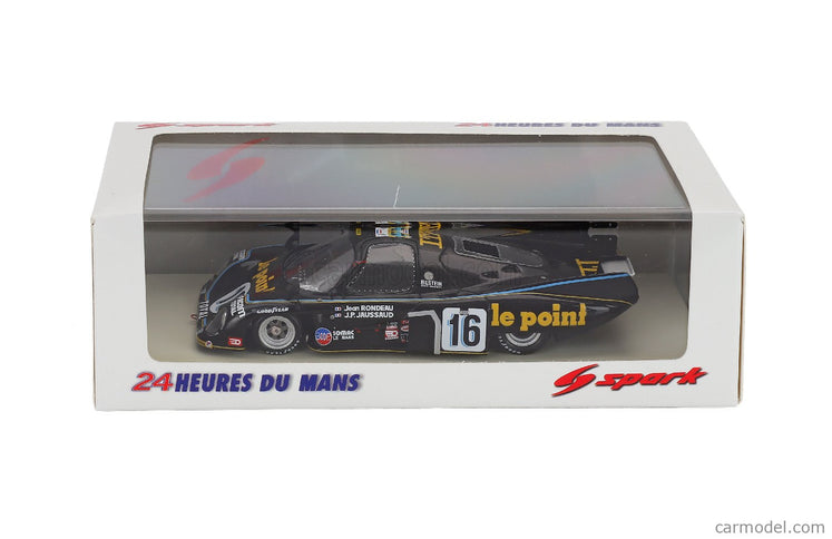 Rondeau M397B 3.0L V8 Team Jean Rondeau N°16 Víťaz 24h Le Mans 1980 Jean Rondeau - Jean Pierre Jaussaud 1:43 Spark Model čierna