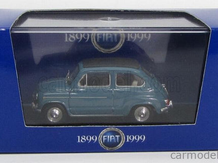 Fiat 600D Trasformabile Chiusa 1960 1:43 Brumm modrá 404