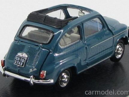 Fiat 600D Trasformabile Aperta 1960 1:43 Brumm modrá 404