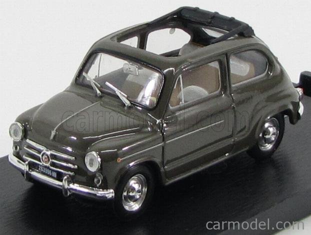 Fiat 600D Trasformabile Aperta 1960 1:43 Brumm béžová 538