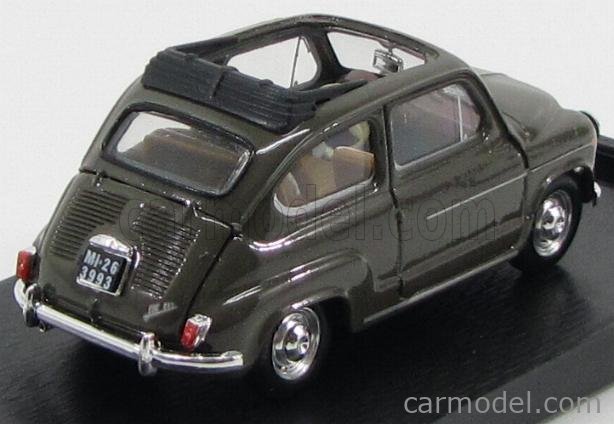 Fiat 600D Trasformabile Aperta 1960 1:43 Brumm béžová 538