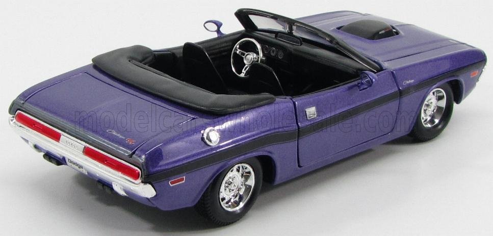 DODGE | CHALLENGER R/T 426 HEMI CONVERTIBLE 1970 | PURPLE MET BLACK