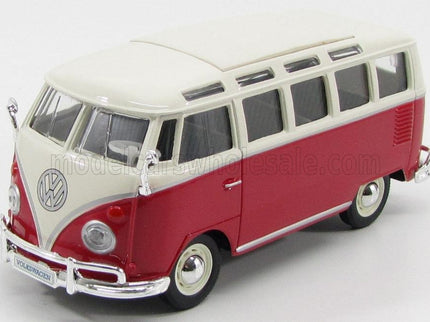 VOLKSWAGEN | T1 SAMBA MINIBUS 1962 | RED IVORY