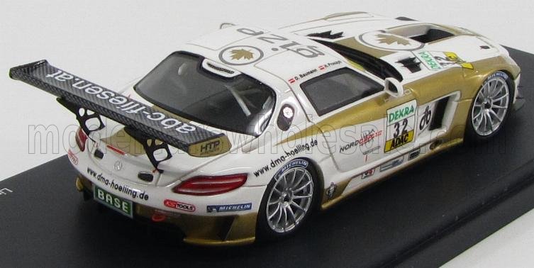 MERCEDES BENZ | SLS COUPE 6.3 AMG GT3 (C197) N 32 ADAC MASTERS GT 2012 D.BAUMANN - H.PROCZYK | WHITE GOLD