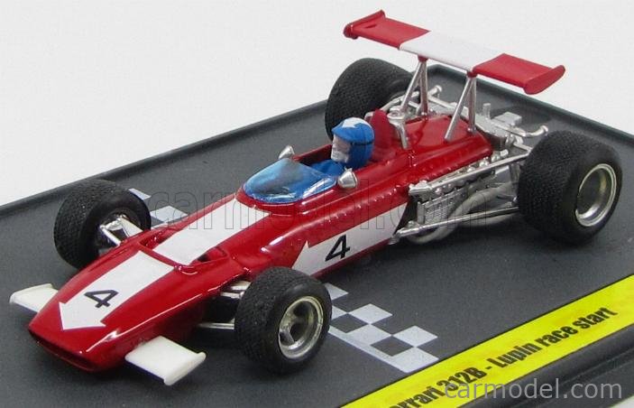 Ferrari F1 312B N°4 Lupin Race Start 1970 1:43 Brumm červená biela