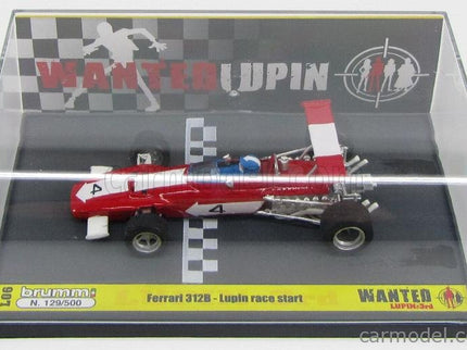 Ferrari F1 312B N°4 Lupin Race Start 1970 1:43 Brumm červená biela