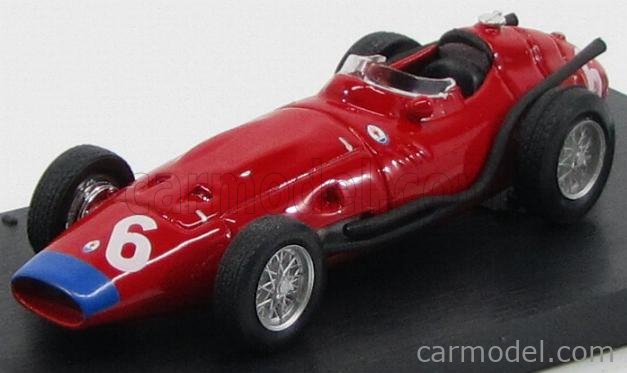 Maserati F1 250F 12cil N°6 GP Italia 1957 Jean Behra 1:43 Brumm červená