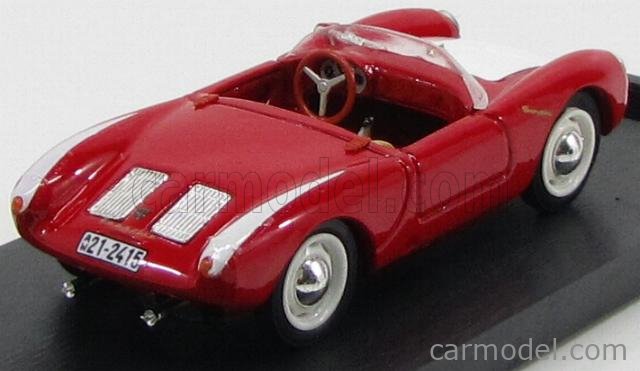 Porsche 550 RS 1954 1:43 Brumm červená biela