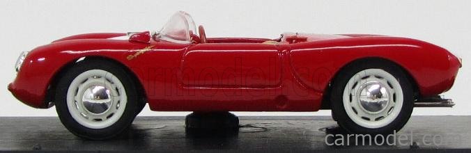 Porsche 550 RS 1954 1:43 Brumm červená biela
