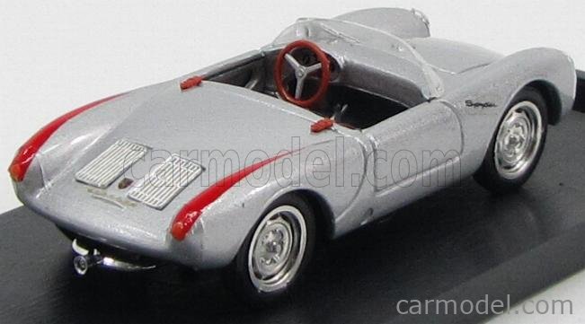 Porsche 550 RS 1954 1:43 Brumm strieborná