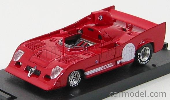 ALFA ROMEO 33 TT 12 Prototipo 1974 1:43 Brumm červená
