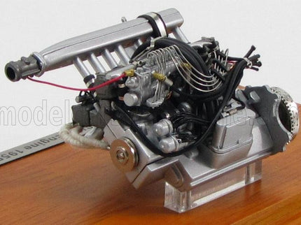 MERCEDES BENZ | MOTORE - ENGINE MERCEDES 300SL 1955 - WITH SHOWCASE - CON VETRINA | SILVER