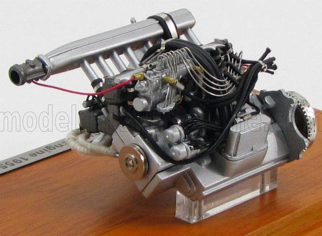 MERCEDES BENZ | MOTORE - ENGINE MERCEDES 300SL 1955 - WITH SHOWCASE - CON VETRINA | SILVER