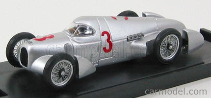 Auto Union Type B N°3 Rekordwagen Avus Rennen 1935 B.Rosemeyer 1:43 Brumm strieborná