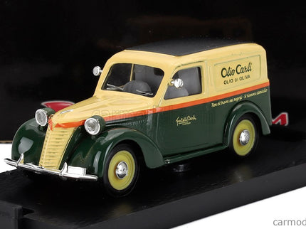 Fiat 1100E Van Furgone Olio Carli 1946 1:43 Brumm zelená krémová