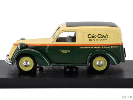 Fiat 1100E Van Furgone Olio Carli 1946 1:43 Brumm zelená krémová