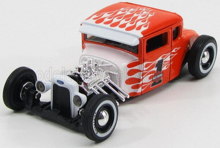 FORD USA | MODEL A CUSTOM HARLEY-DAVIDSON N 1 1929 | ORANGE WHITE