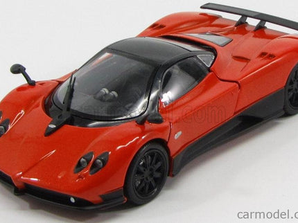 Pagani Zonda F 2009 1:24 Motor Max oranžová metalická
