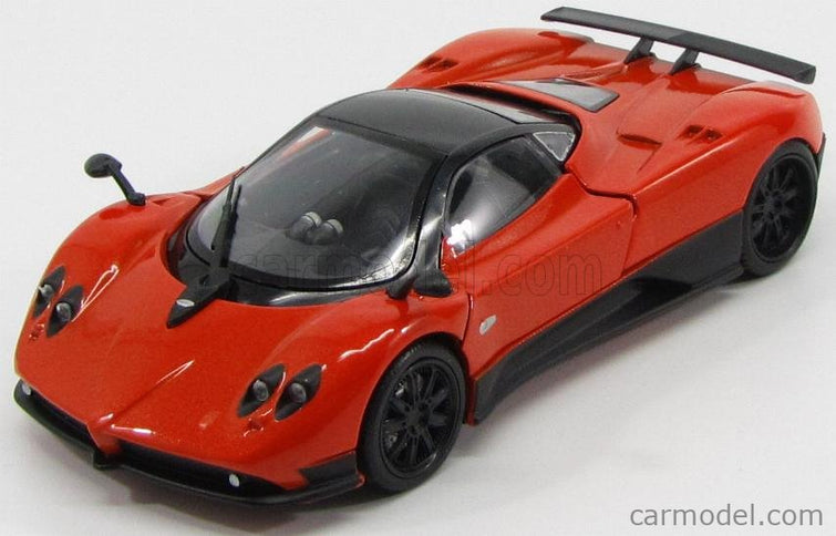 Pagani Zonda F 2009 1:24 Motor Max oranžová metalická