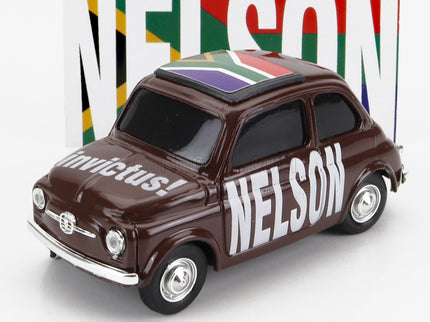 Fiat 500 Nelson Invictus! 1:43 Brumm hnedá