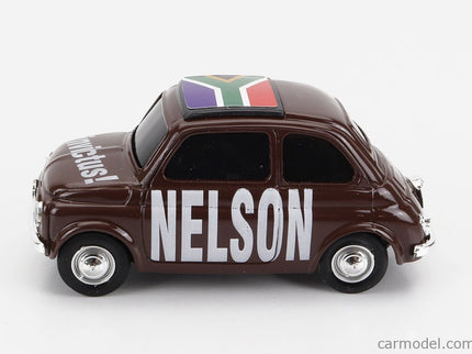 Fiat 500 Nelson Invictus! 1:43 Brumm hnedá