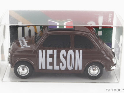 Fiat 500 Nelson Invictus! 1:43 Brumm hnedá