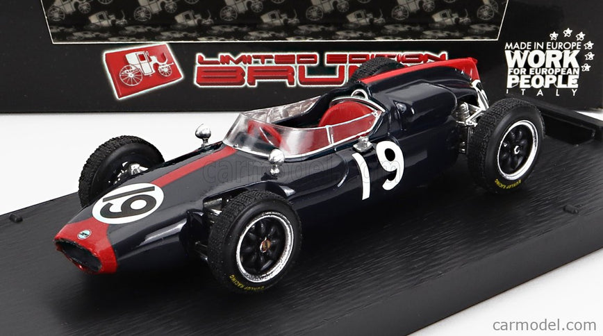 Cooper F1 T53 GP Germania 1961 N°19 R.Salvadori 1:43 Brumm modrá