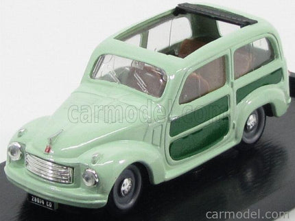 Fiat 500C Belvedere Open 1951 1:43 Brumm 2 Tone zelená
