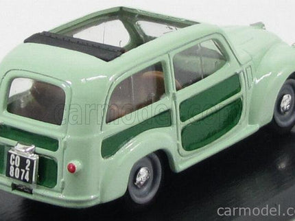 Fiat 500C Belvedere Open 1951 1:43 Brumm 2 Tone zelená