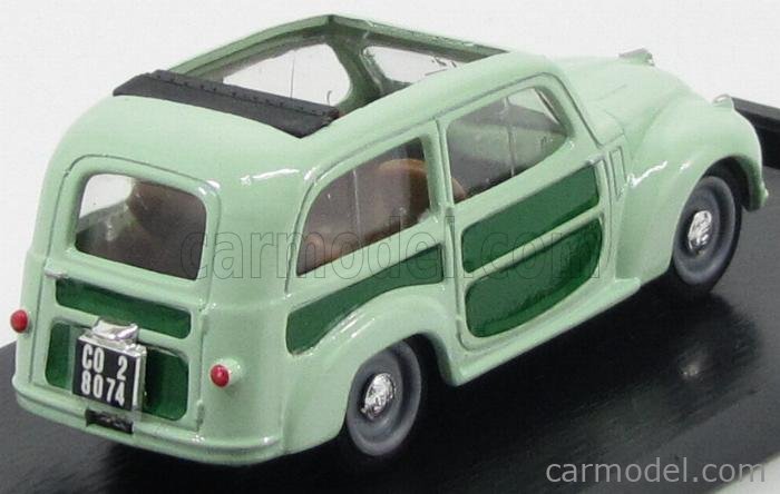 Fiat 500C Belvedere Open 1951 1:43 Brumm 2 Tone zelená
