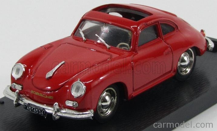 Porsche 356 Coupe 1952 Open - Tetto Aperto 1:43 Brumm červená