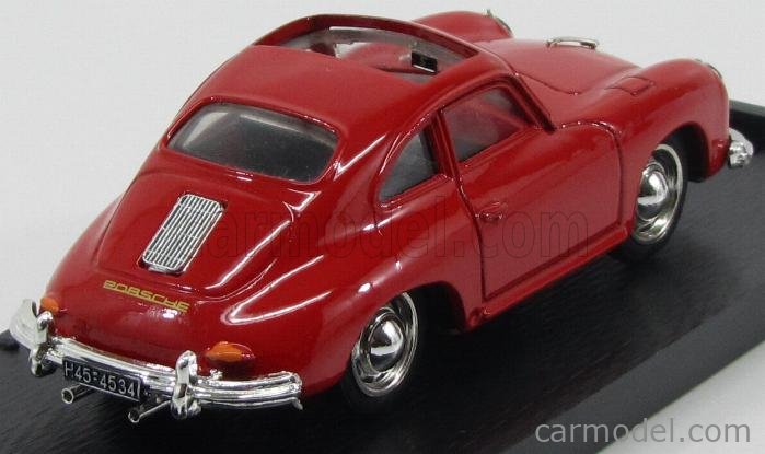 Porsche 356 Coupe 1952 Open - Tetto Aperto 1:43 Brumm červená