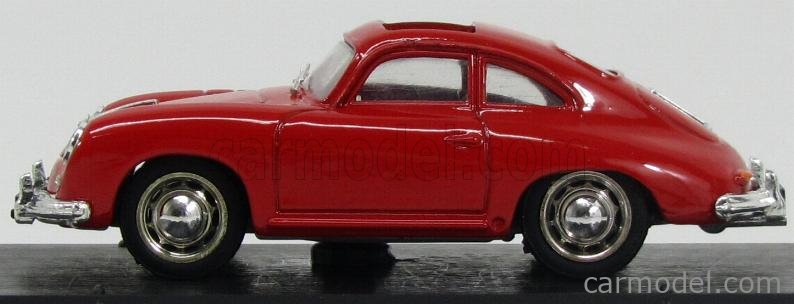 Porsche 356 Coupe 1952 Open - Tetto Aperto 1:43 Brumm červená