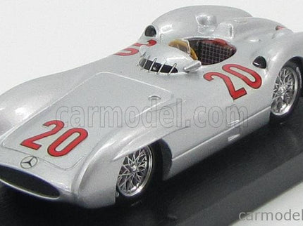 Mercedes Benz F1 W196C N°20 GP Francia 1954 K.Kling 1:43 Brumm strieborná