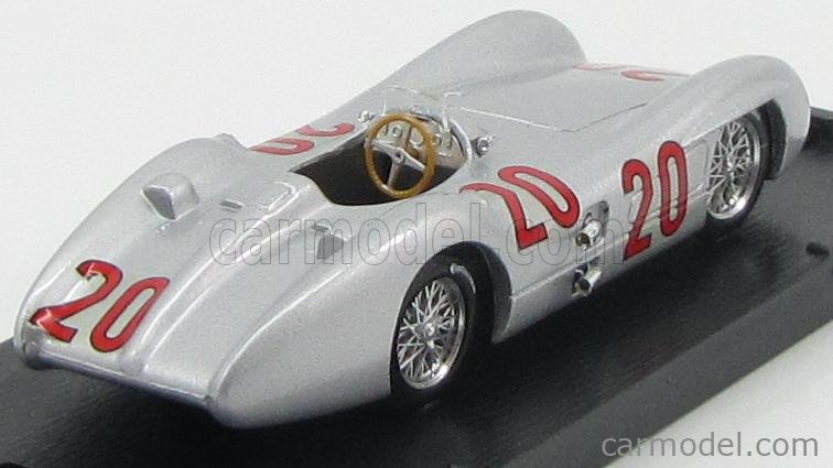 Mercedes Benz F1 W196C N°20 GP Francia 1954 K.Kling 1:43 Brumm strieborná