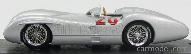 Mercedes Benz F1 W196C N°20 GP Francia 1954 K.Kling 1:43 Brumm strieborná