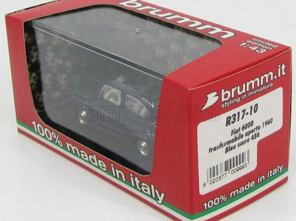 Fiat 600D Trasformabile Aperta 1960 1:43 Brumm modrá Scuro 456