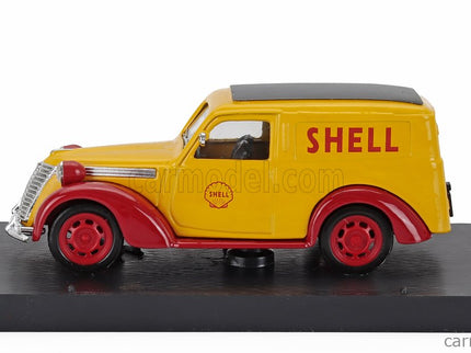 Fiat 1100 E Van Shell - Scuderia Ferrari GP Monza 1958 1:43 Brumm žltá červená
