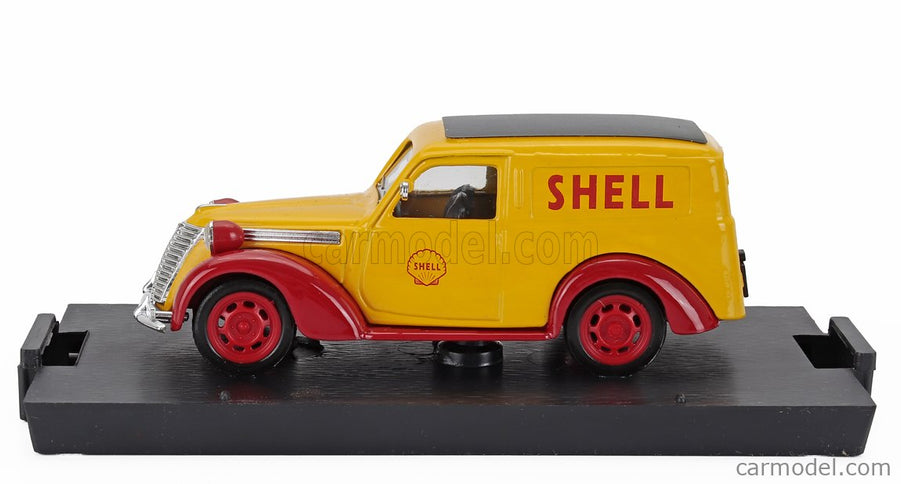 Fiat 1100 E Van Shell - Scuderia Ferrari GP Monza 1958 1:43 Brumm žltá červená