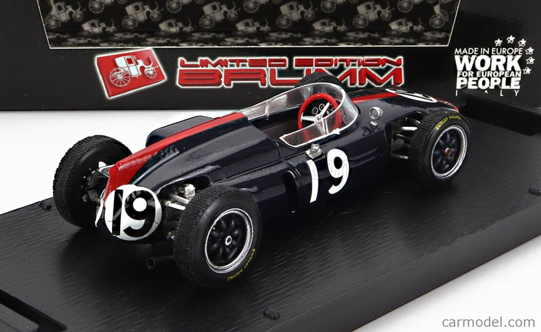 Cooper F1 T53 GP Germania 1961 N°19 R.Salvadori 1:43 Brumm modrá
