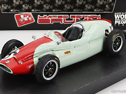 Cooper F1 T51 N°16 GP Montecarlo 1960 Chris Bristow 1:43 Brumm svetlozelená
