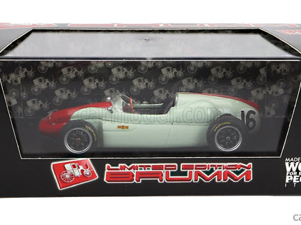 Cooper F1 T51 N°16 GP Montecarlo 1960 Chris Bristow 1:43 Brumm svetlozelená