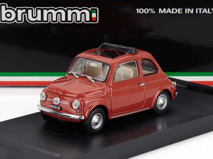 FIAT | 500F TETTO APERTO - OPEN 1965 | ROSSO CORALLO CHIARO - RED
