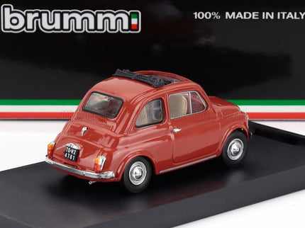 FIAT | 500F TETTO APERTO - OPEN 1965 | ROSSO CORALLO CHIARO - RED